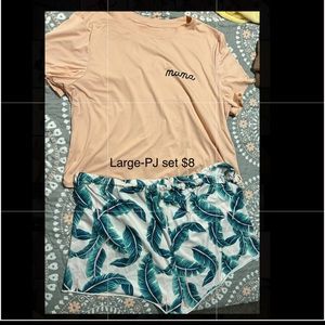 Large pregnancy pijama set